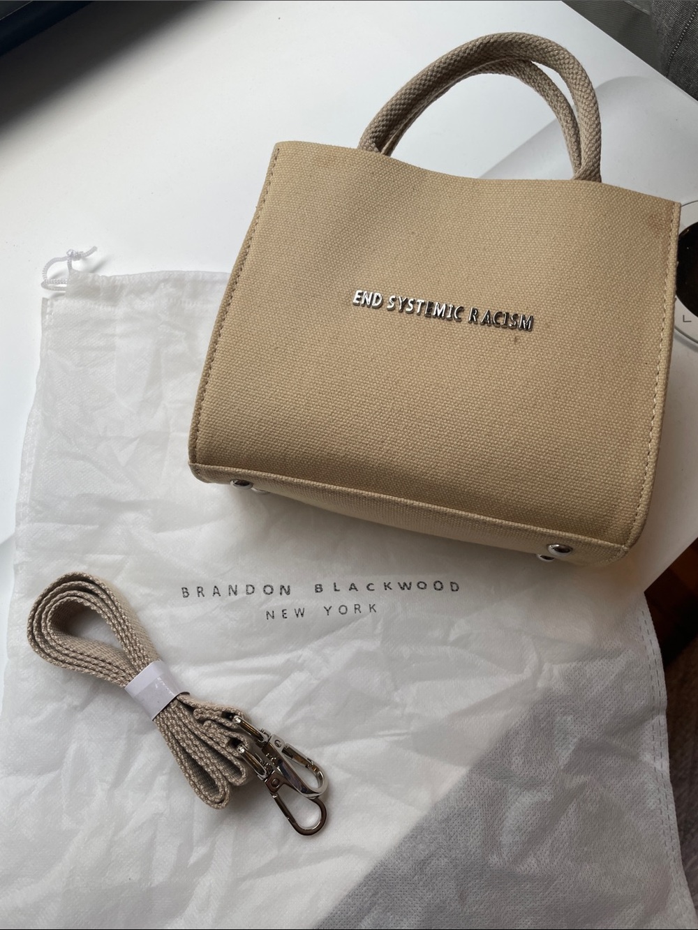 BRANDON BLACKWOOD Original End Systemic Racism (ESR) tote